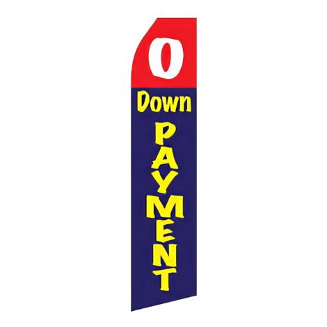 No Down Payment Advertising Flag