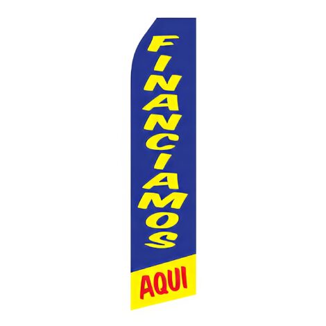 Financiamos Aqui Advertising Flag