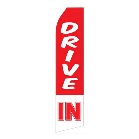 Drive In Advertising Flag