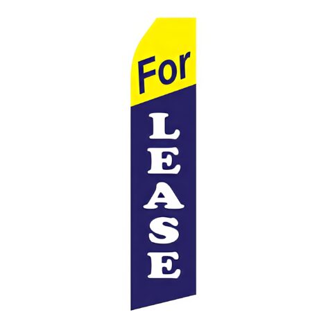 For Lease Advertising Flag