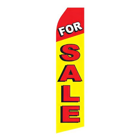 For Sale Advertising Flag