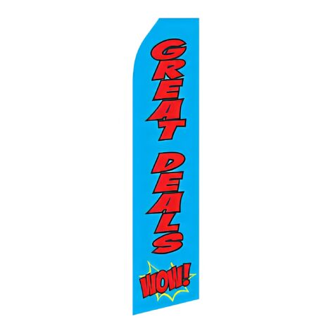 Great Deals WOW! Advertising Flag
