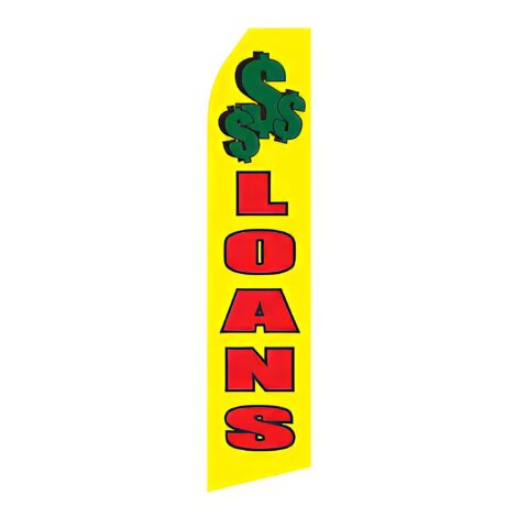 Loans Advertising Flag