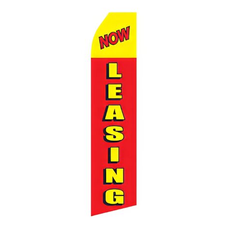 Now Leasing Advertising Flag