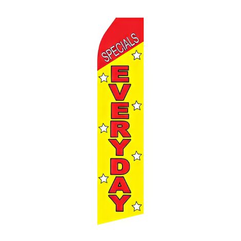 Specials Everyday Advertising Flag