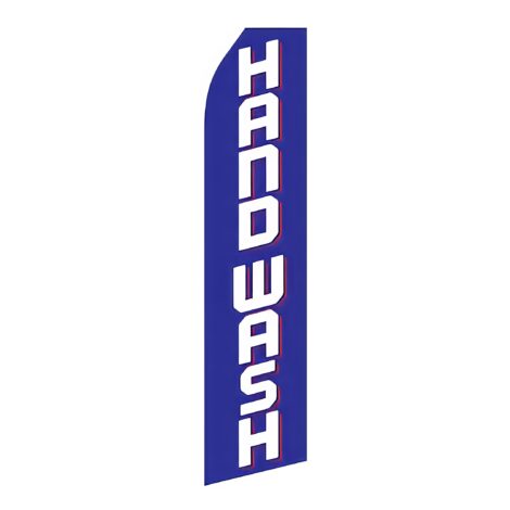 Hand Wash Advertising Flag