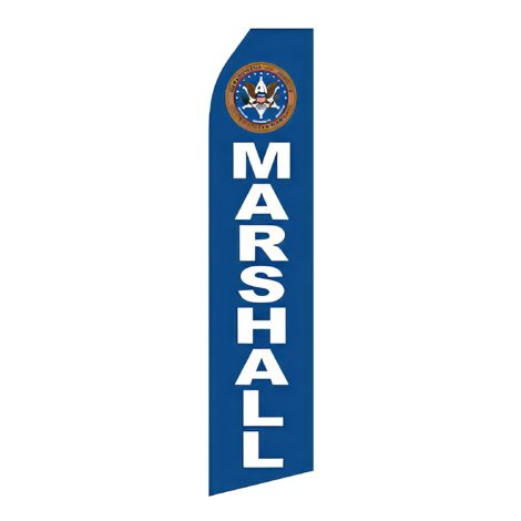 US Marshall Advertising Flag