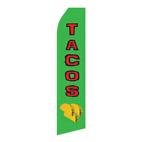 Tacos Advertising Flag