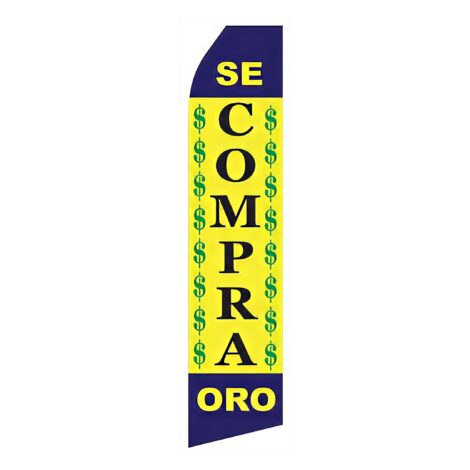 Se Compra Oro Advertising Flag