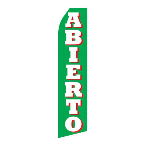 Abierto Advertising Flag