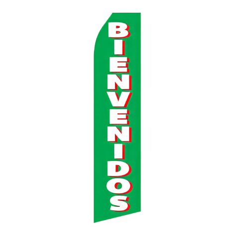 Bienvenidos Advertising Flag