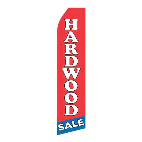 Hardwood Sale Advertising Flag
