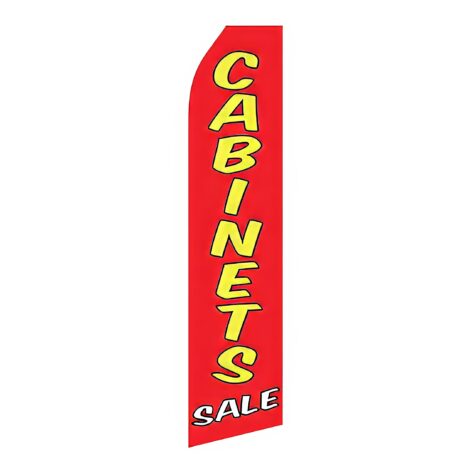 Cabinets Sale Advertising Flag
