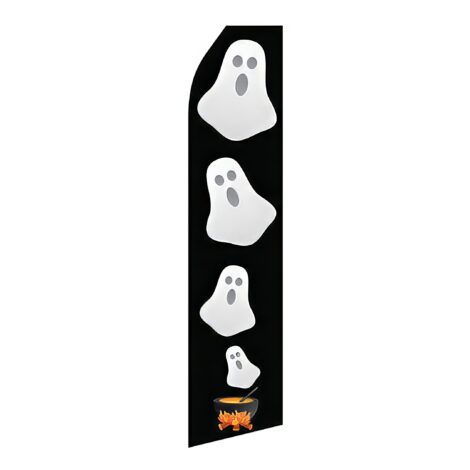 Halloween Ghost Advertising Flag