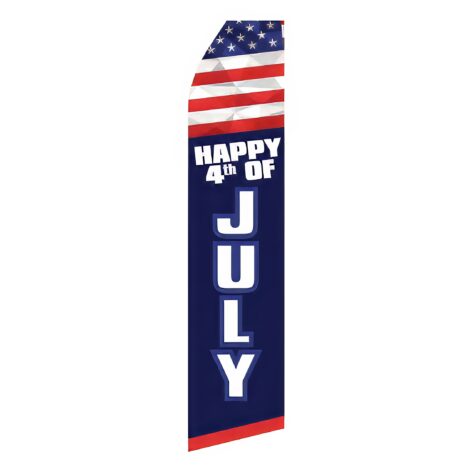 July 4th Advertising Flag