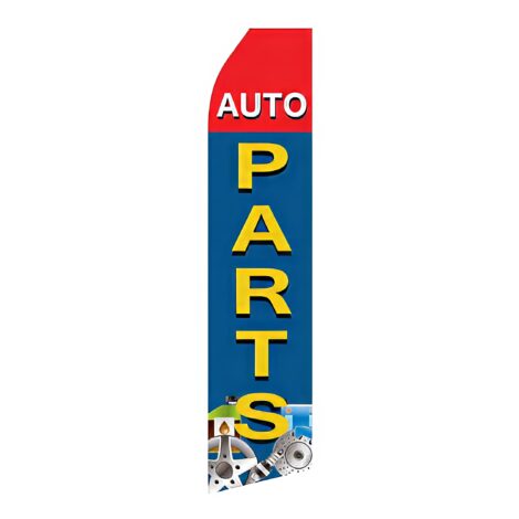 Auto Parts Advertising Flag