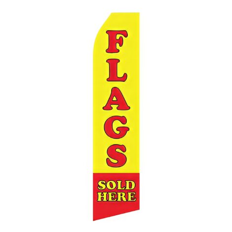 Flags Sold Here Advertising Flag