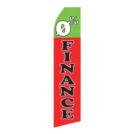 0% Financing Advertising Flag