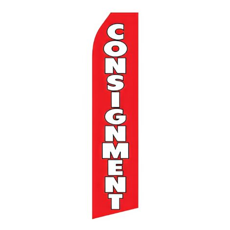 Consignment Advertising Flag