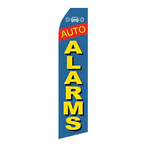 Auto Alarms Advertising Flag