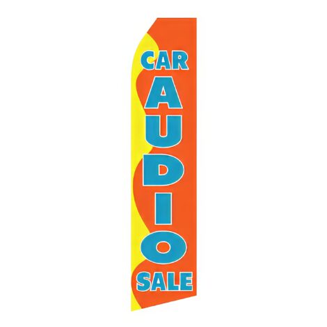 Car Audio Sale Advertising Flag