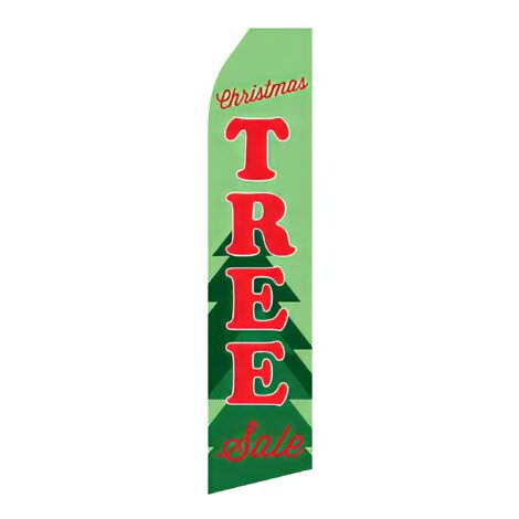 Christmas Tree Sale Advertising Flag