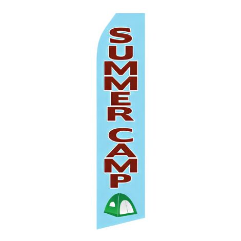 Summer Camp Advertising Flag