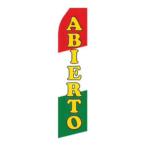 Abierto Advertising Flag
