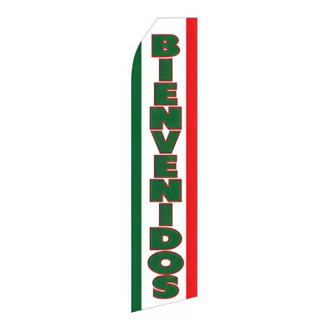 Bienvenidos Advertising Flag