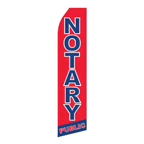 Notary Public Advertising Flag