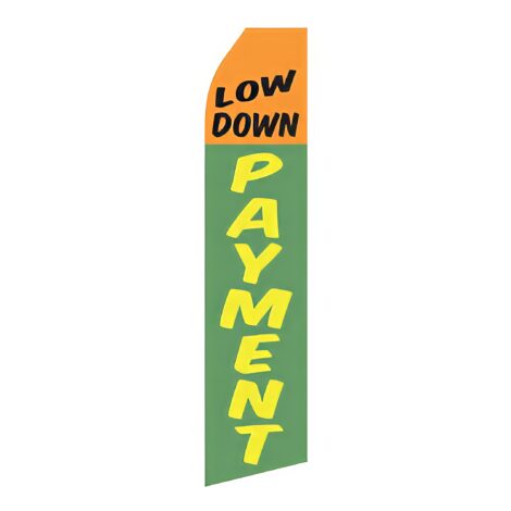 Low Down Payment Advertising Flag