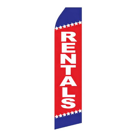 Rentals Advertising Flag