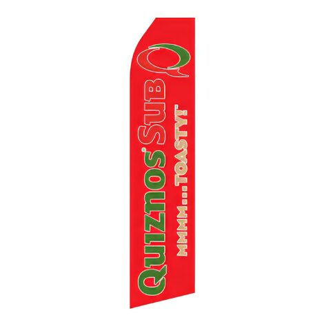 Quiznos Subs Logo Advertising Flag