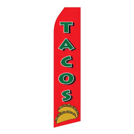 Tacos Advertising Flag