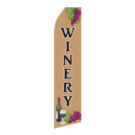 Winery Advertising Flag