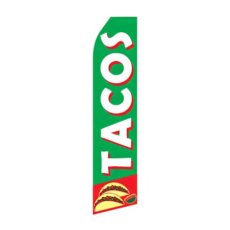 Tacos Advertising Flag
