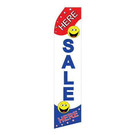 Sale Here Advertising Flag