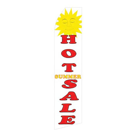 Hot Summer Sale Advertising Flag