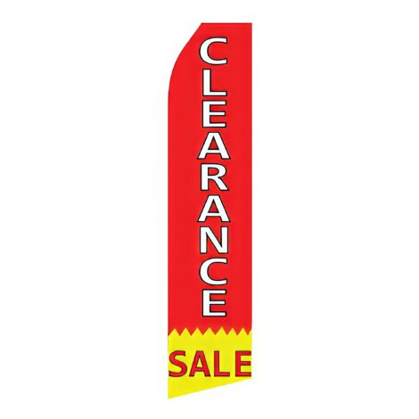 Clearance Sale Advertising Flag