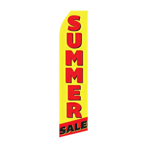 Summer Sale Advertising Flag