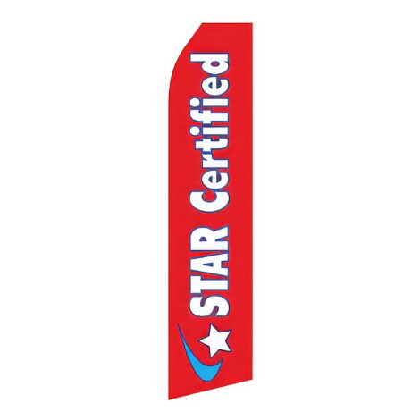Star Certified Advertising Flag