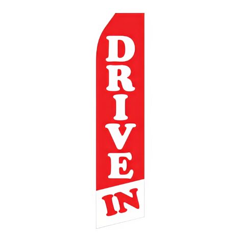 Drive In Advertising Flag