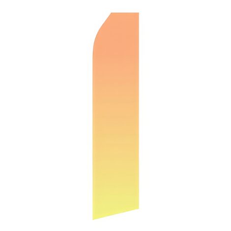 Orange Yellow Gradient Advertising Flag
