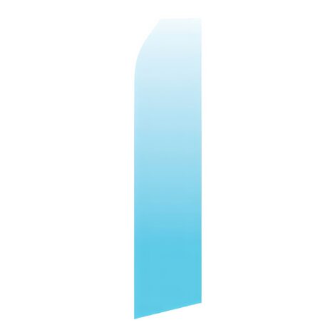 Light Blue Gradient Advertising Flag