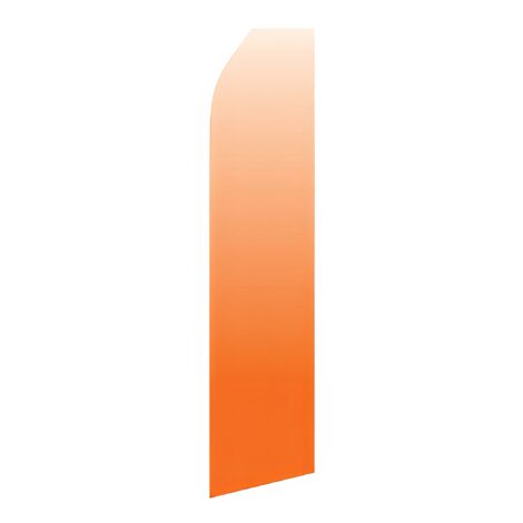 Orange Gradient Advertising Flag
