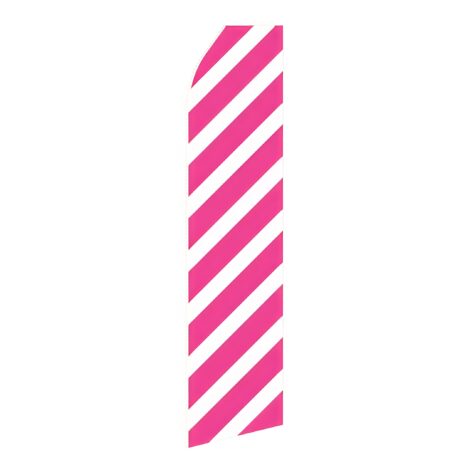 Magenta Stripe Advertising Flag