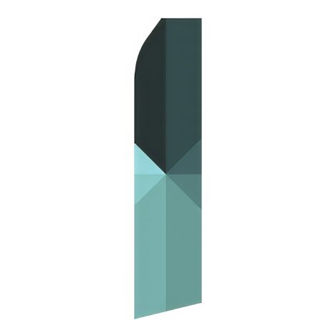 Green Shaded Advertising Flag