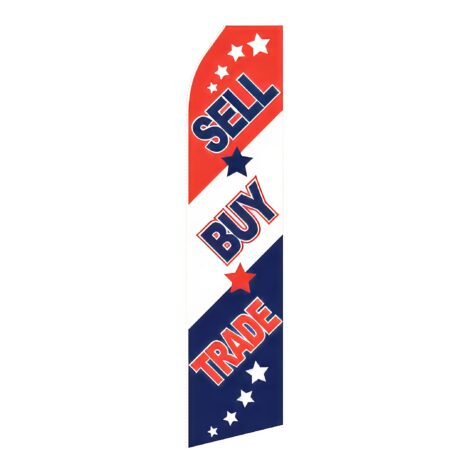 Sell Buy Trade Advertising Flag