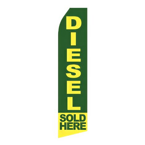 Diesel Here Advertising Flag