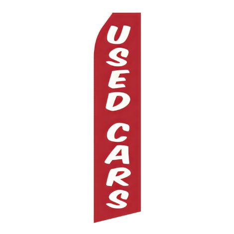 Red Used Car Econo Flag